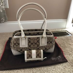 Coach Satchel and wallet